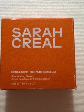 Sarah Creal Brilliant Repair Shield Serum Sunscreen.